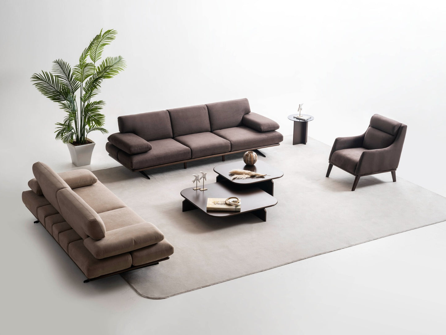 Rapid Modern Fabric Sofa – Contemporary Living Room Seating