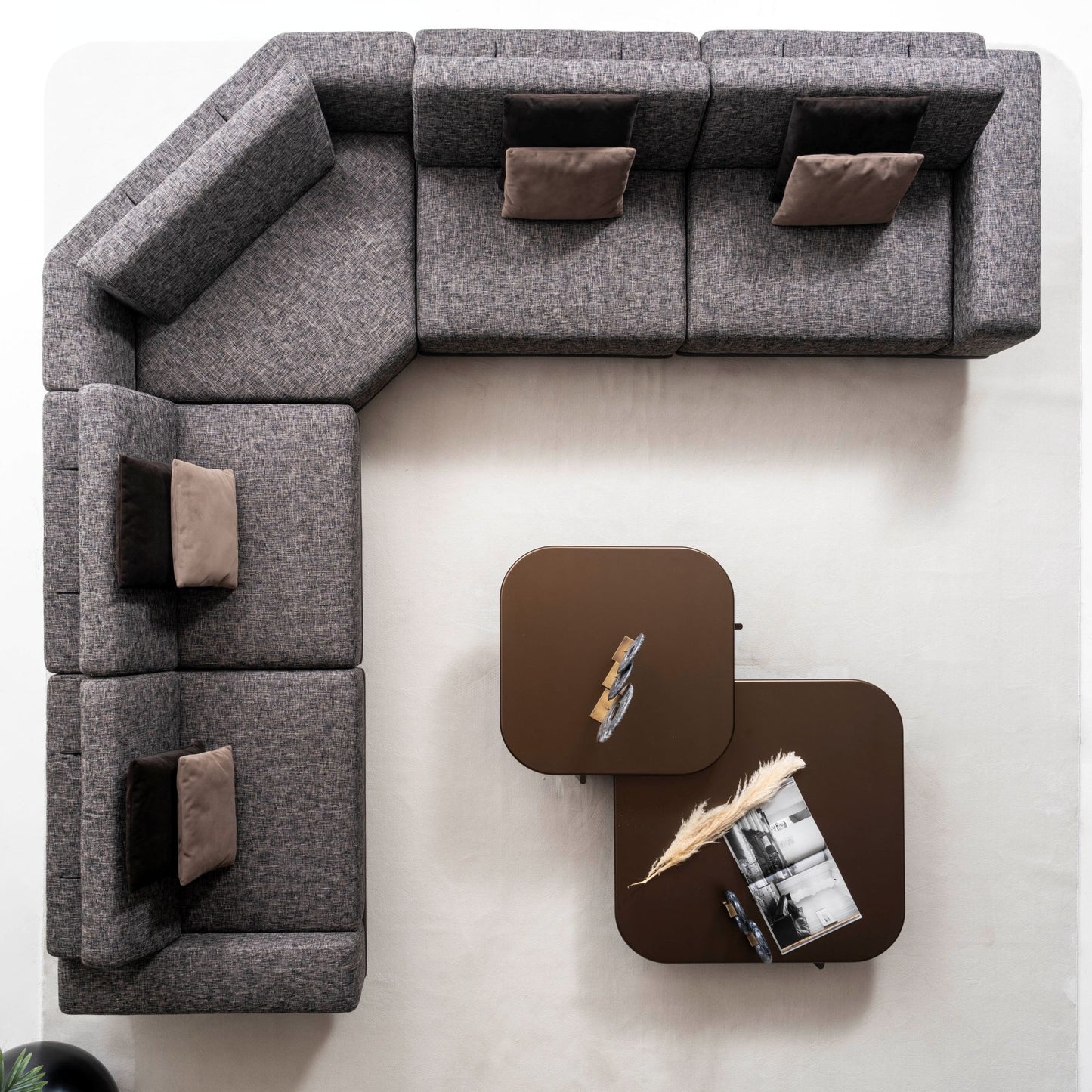Exence Grande Corner Sofa Collection – Contemporary Modular Luxury Seating
