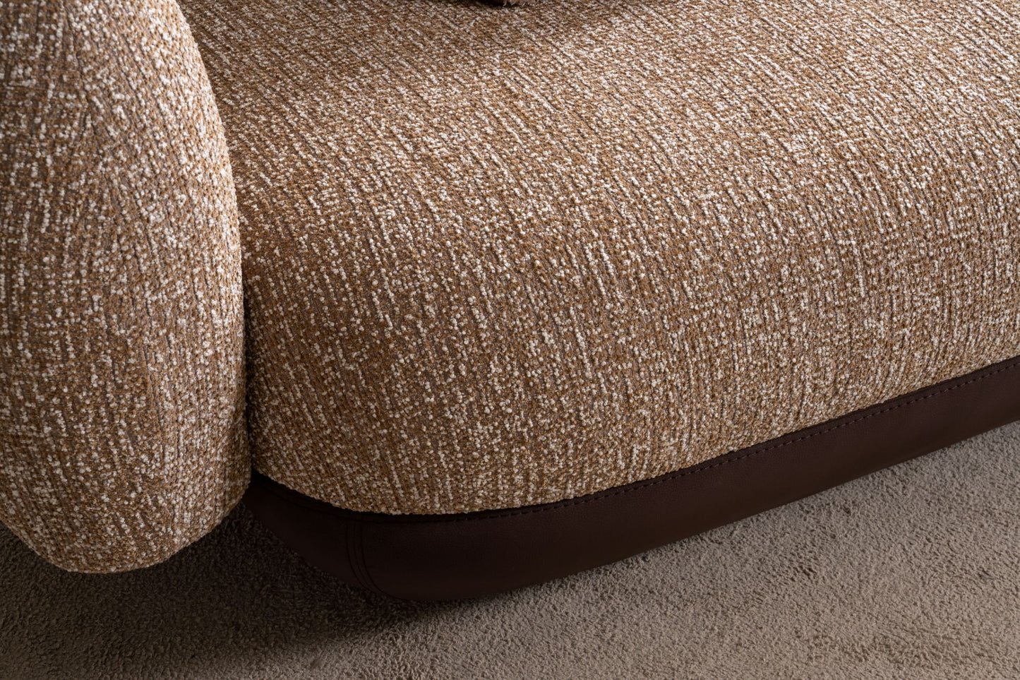 Elanor Luxury Curved Sofa Collection – Modern Designer Fabric Sofa Set