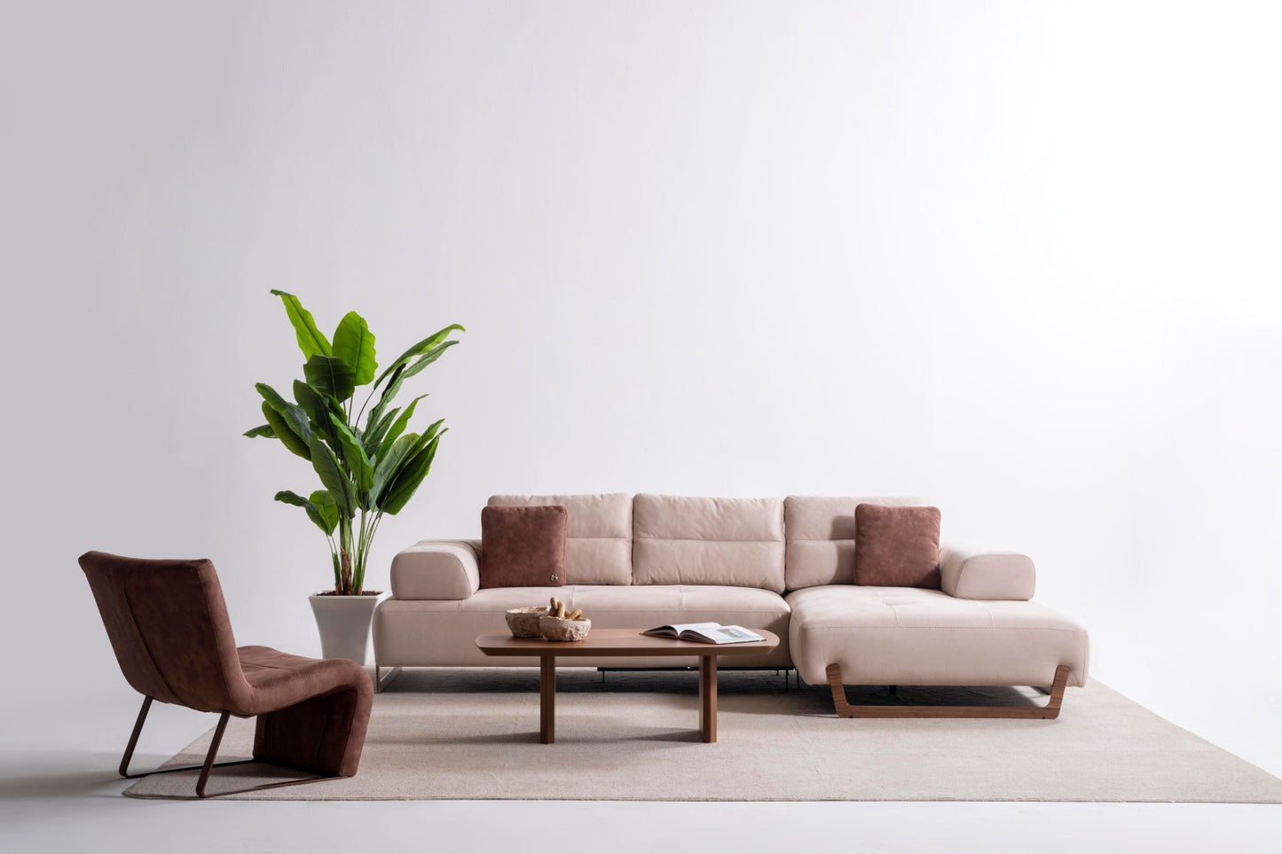 Sirocco Relax Luxury Chaise Sofa Collection | Modern Sofas UK