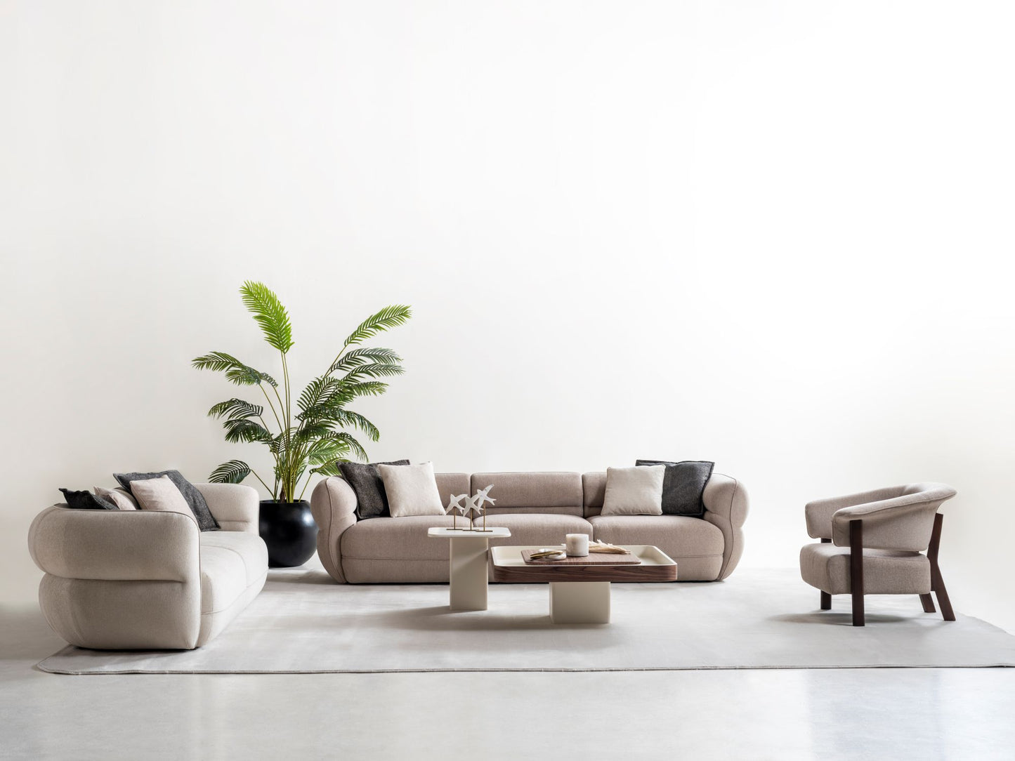 Alfa Signature Curved Sofa Set