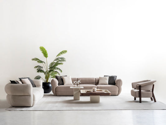 Alfa Signature Curved Sofa Set