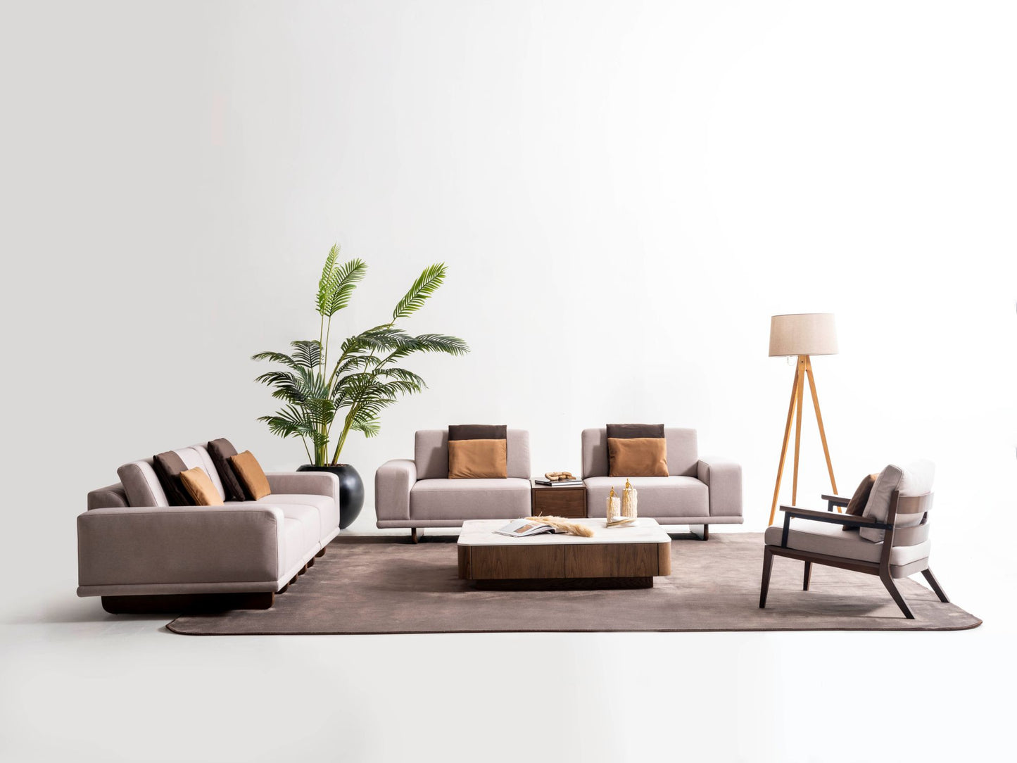 Exence Luxury Sofa Set – Modern Designer Living Room Collection