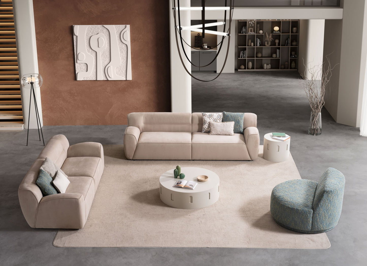 Nevada Harmony Sofa Collection – Modern Luxury Living Room Set