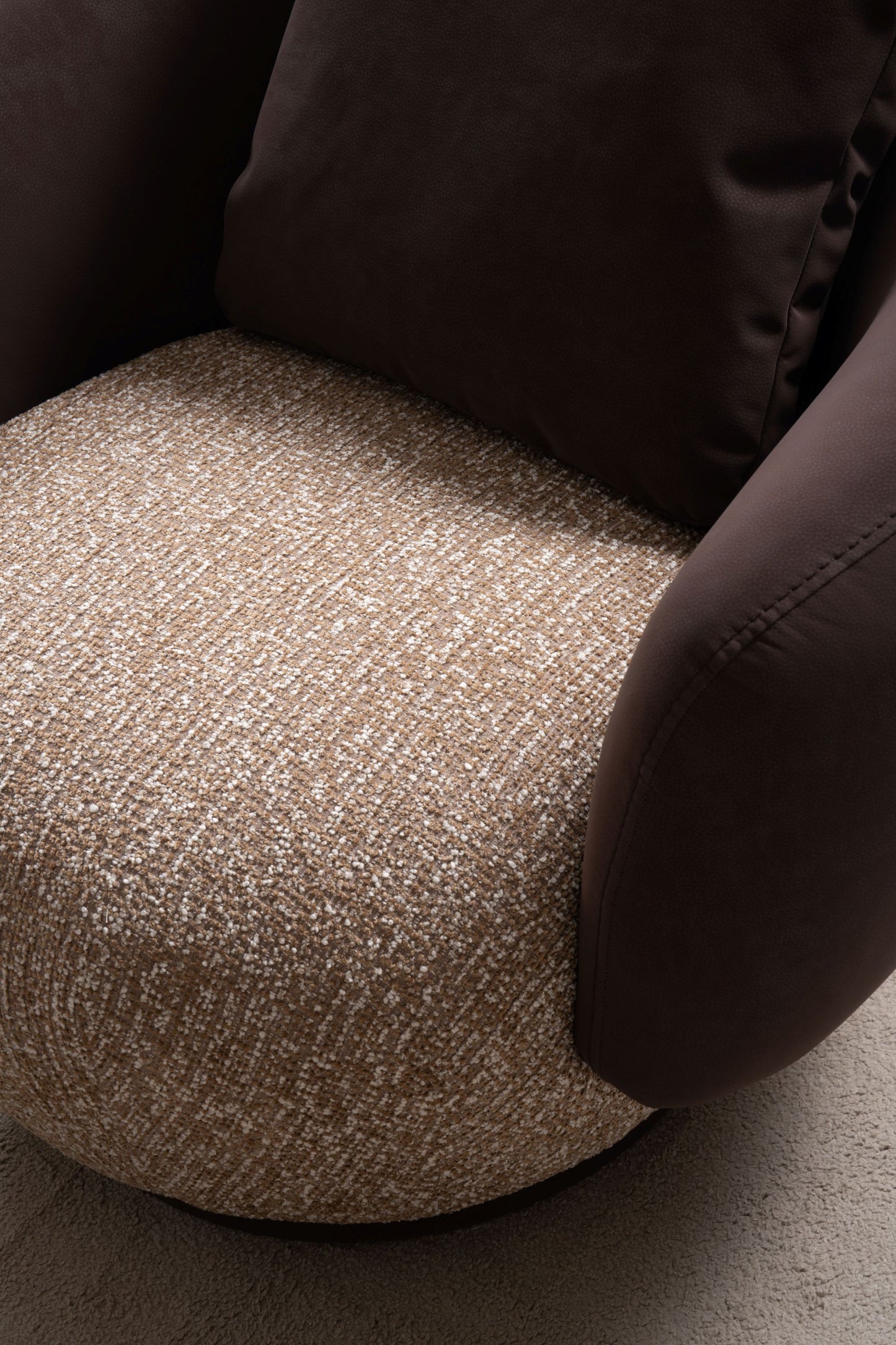 Elanor Luxury Curved Sofa Collection – Modern Designer Fabric Sofa Set