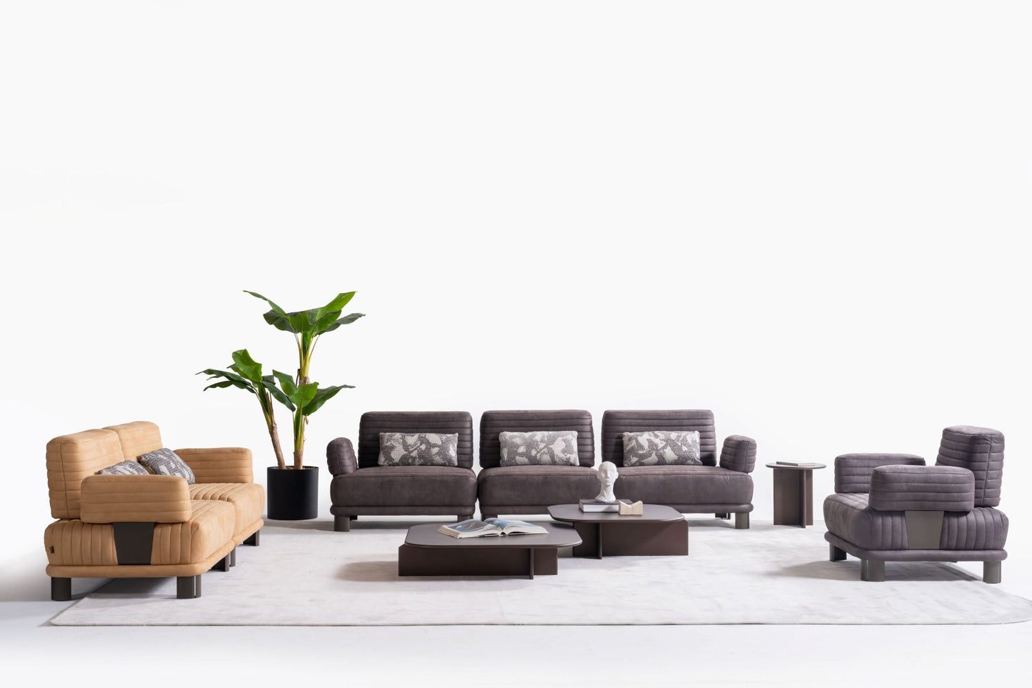 Armonia Modern Upholstered Sofa Collection – Luxury Modular Seating Set