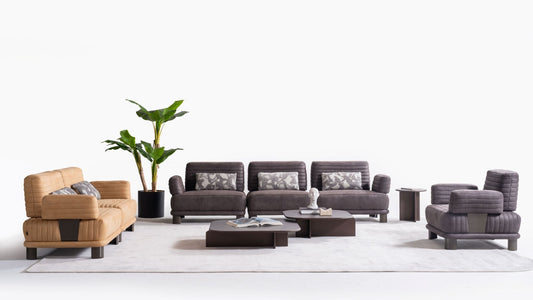 Armonia Modern Upholstered Sofa Collection – Luxury Modular Seating Set