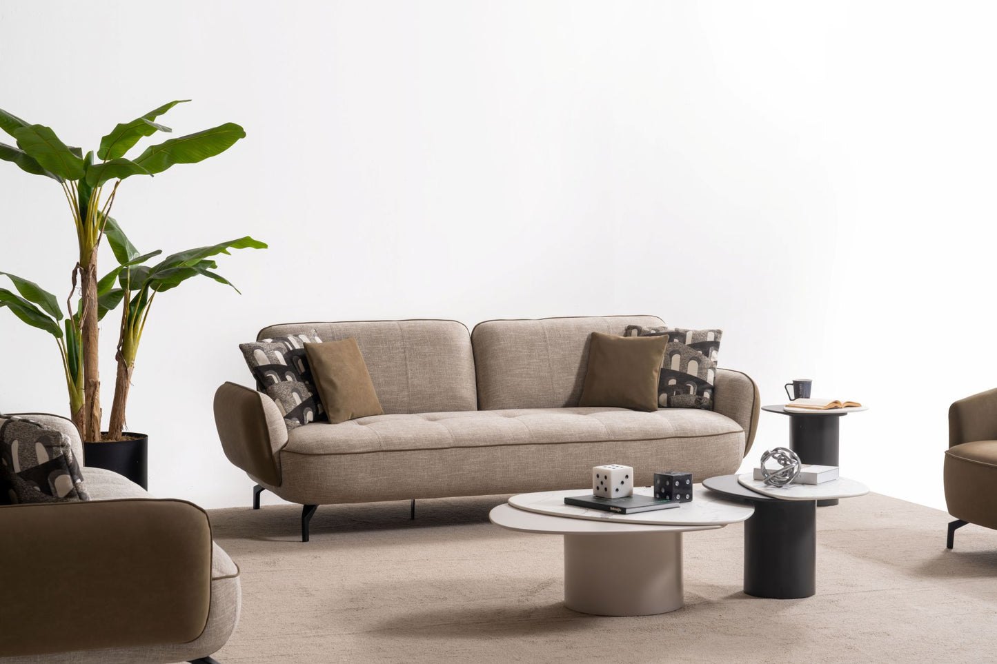 Zen Modern Luxury Sofa Set – Minimalist Living Room Furniture Collection