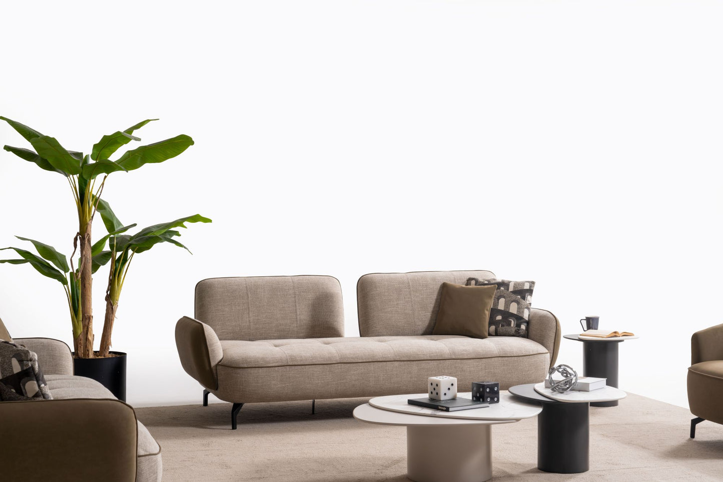 Zen Modern Luxury Sofa Set – Minimalist Living Room Furniture Collection