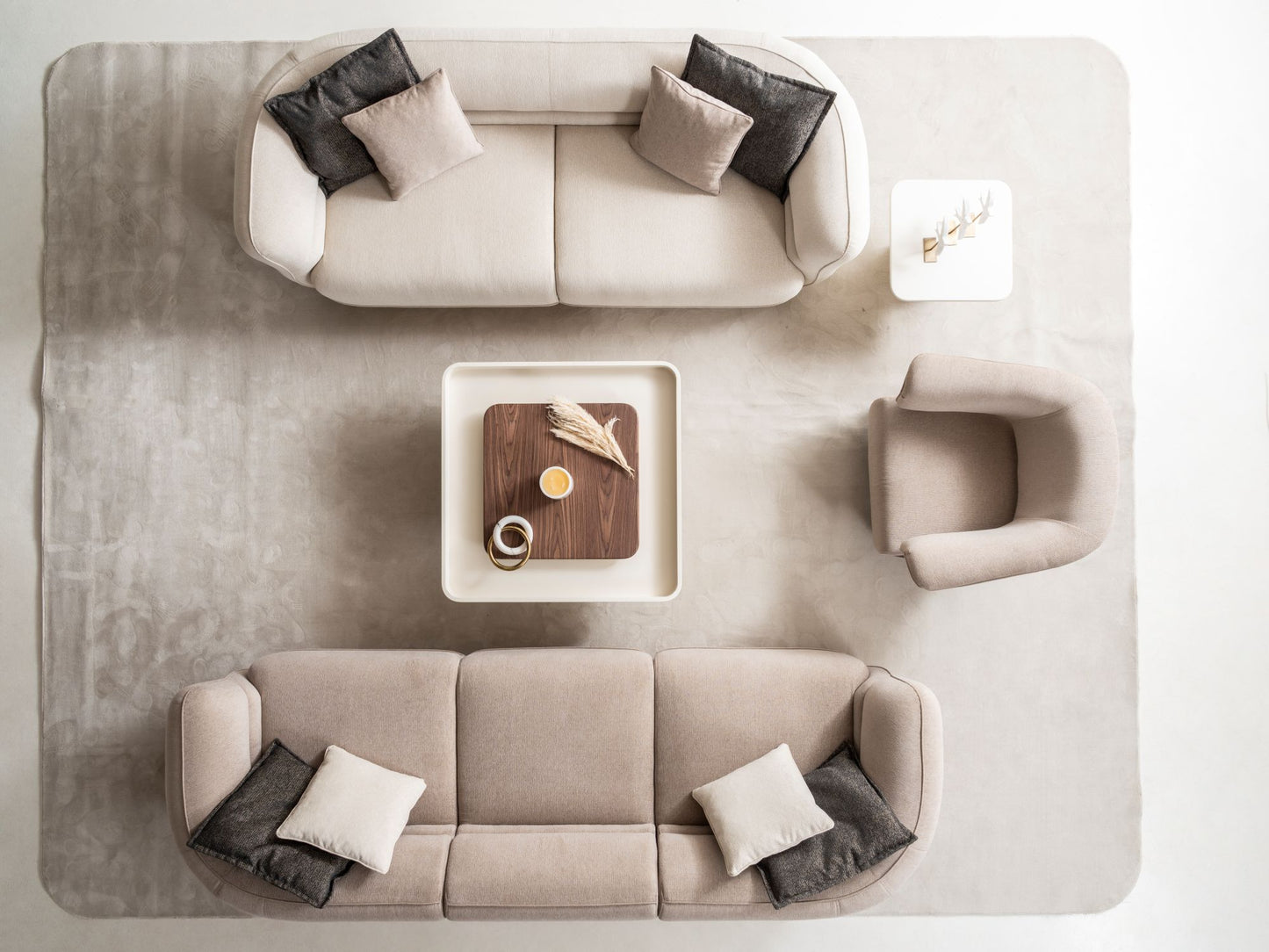 Alfa Signature Curved Sofa Set