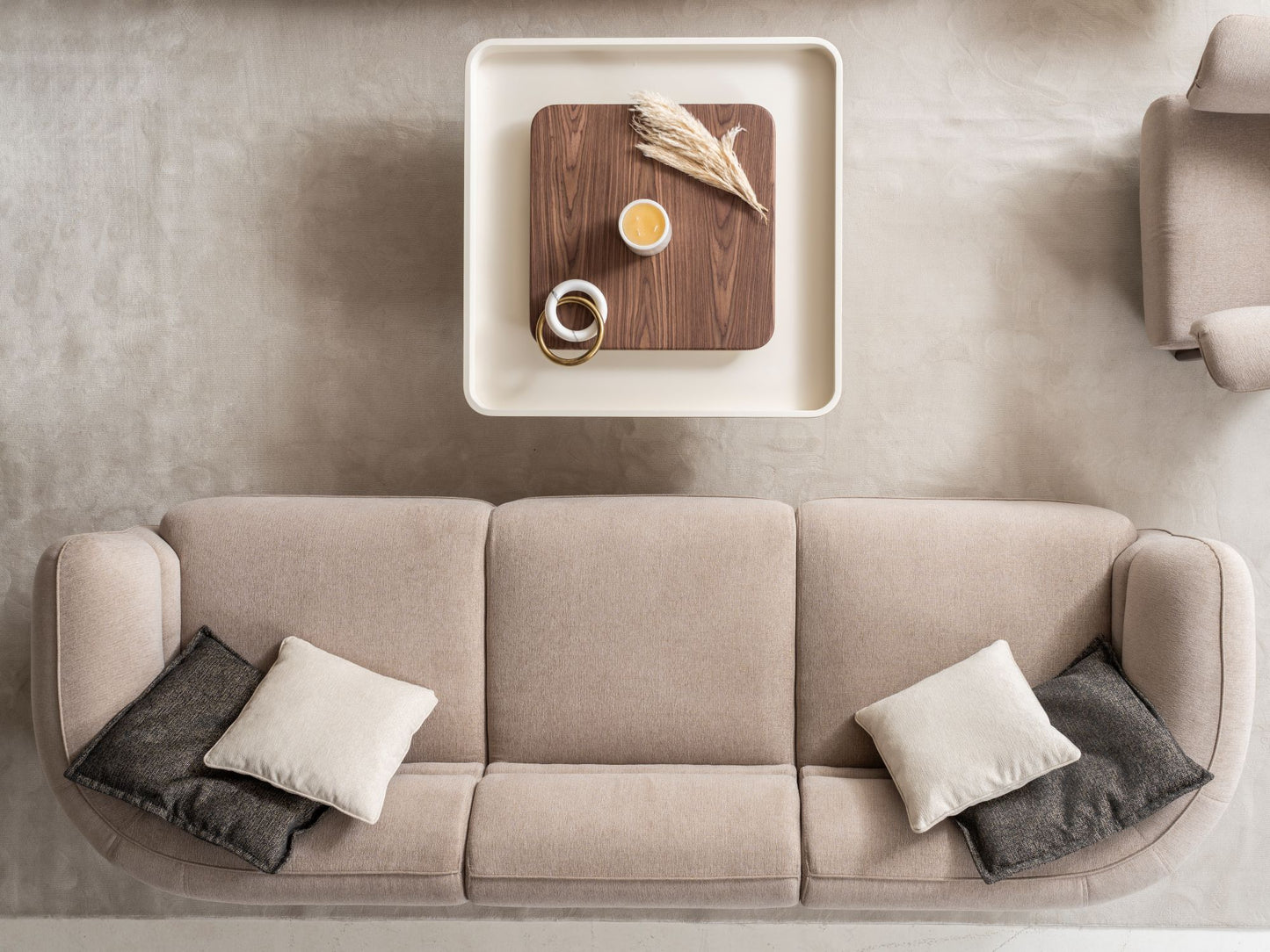 Alfa Signature Curved Sofa Set