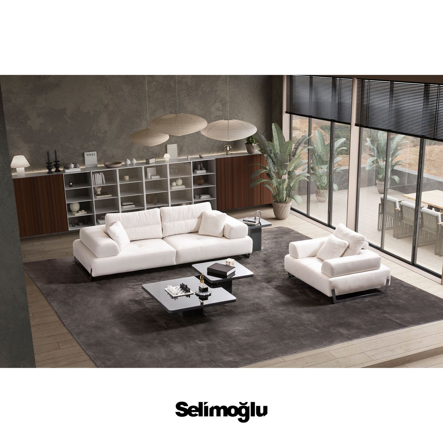 Sirocco Modern Luxury Sofa Set