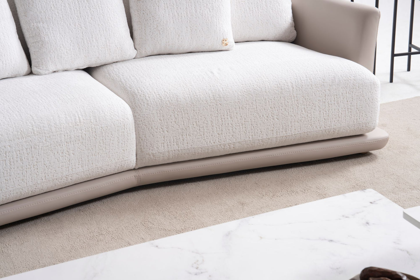Tiffany Cloud Luxe Sofa Collection – Contemporary Bouclé Living Room Set