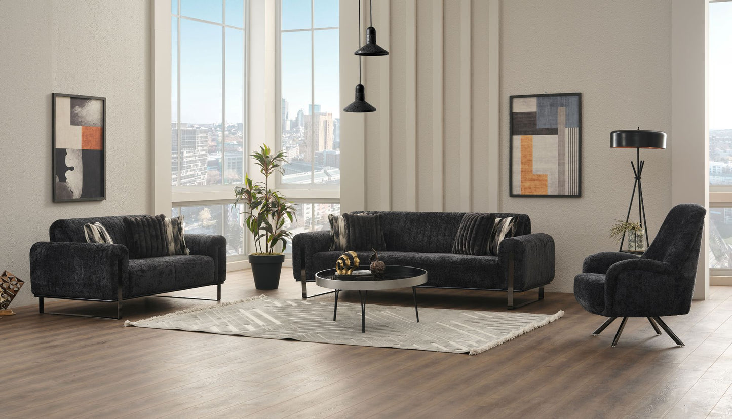 Pacific Noir Sofa Collection – Contemporary Luxury Living Room Set