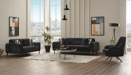 Pacific Noir Sofa Collection – Contemporary Luxury Living Room Set