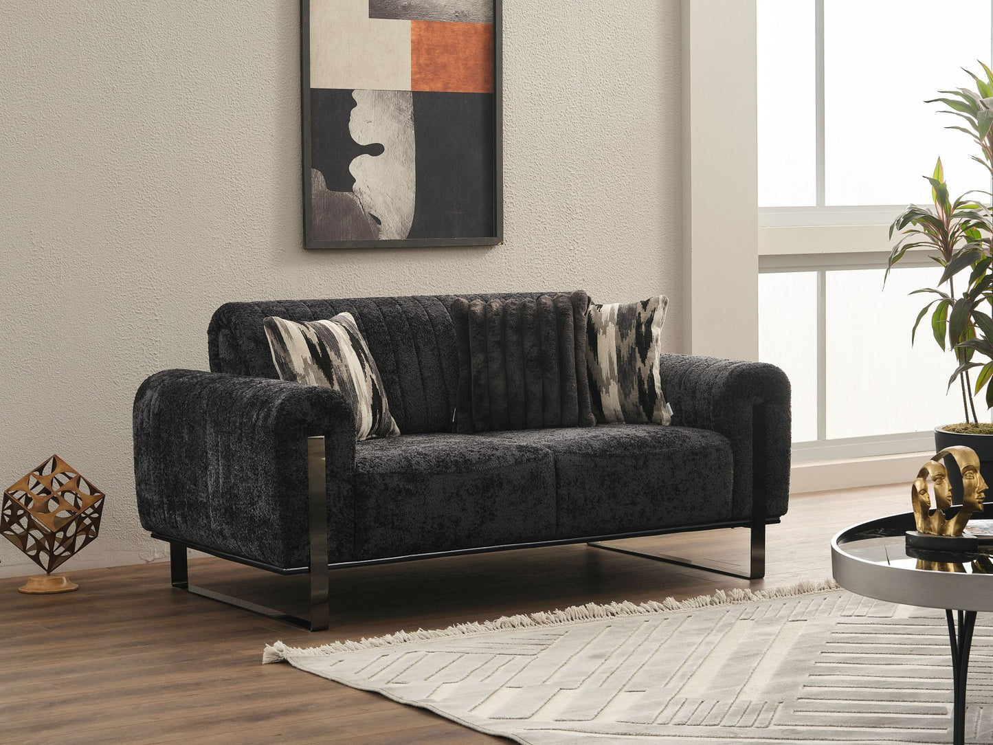Pacific Noir Sofa Collection – Contemporary Luxury Living Room Set