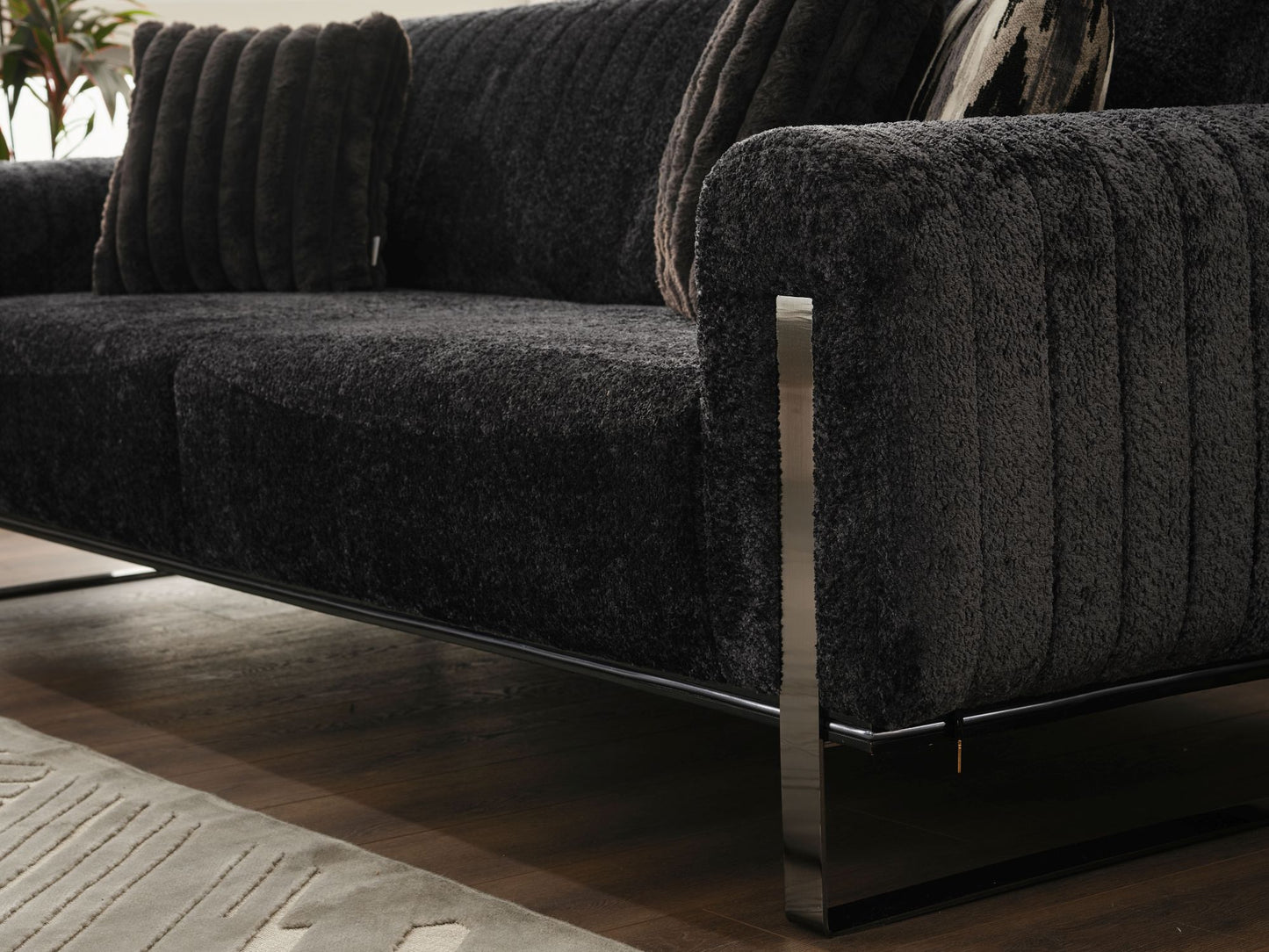 Pacific Noir Sofa Collection – Contemporary Luxury Living Room Set