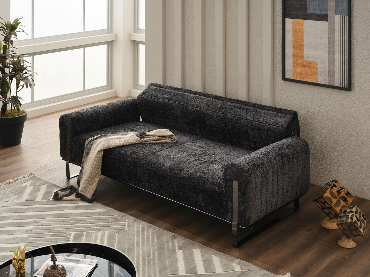 Pacific Noir Sofa Collection – Contemporary Luxury Living Room Set