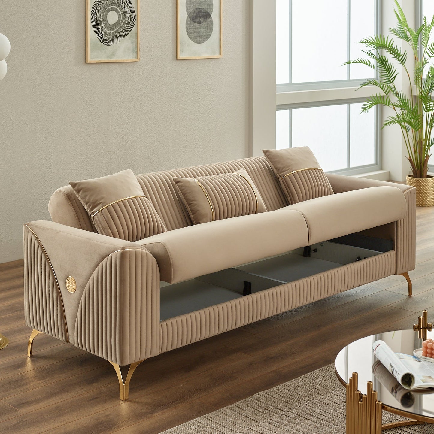 Urla Premium Sofa Set – Luxury Turkish Curved Sofa Collection