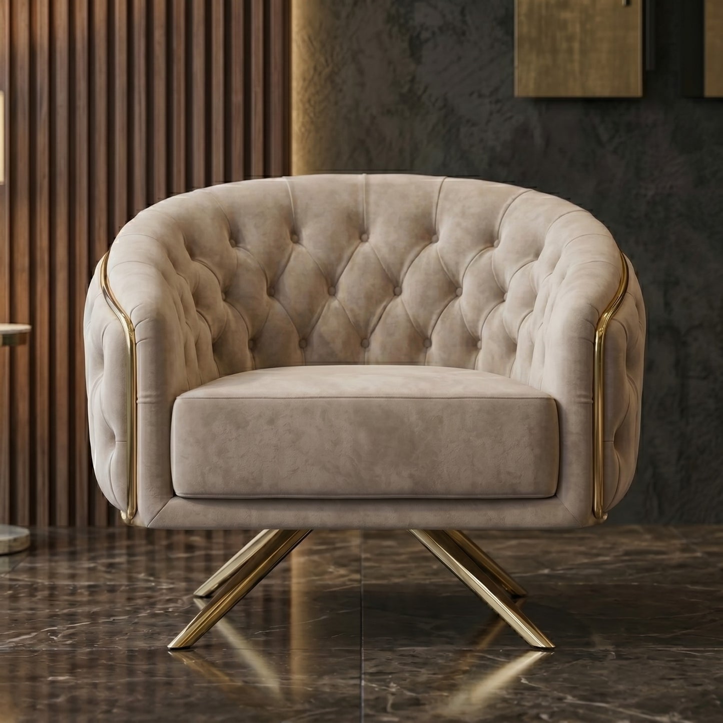 Vienna Luxe Premium Sofa Set | Luxury Velvet Turkish Sofa Suite with Gold Accents