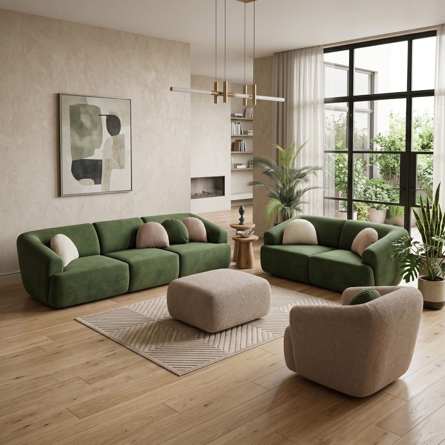 SOPHIA Premium Sofa Set – Modern Turkish Living Room Furniture