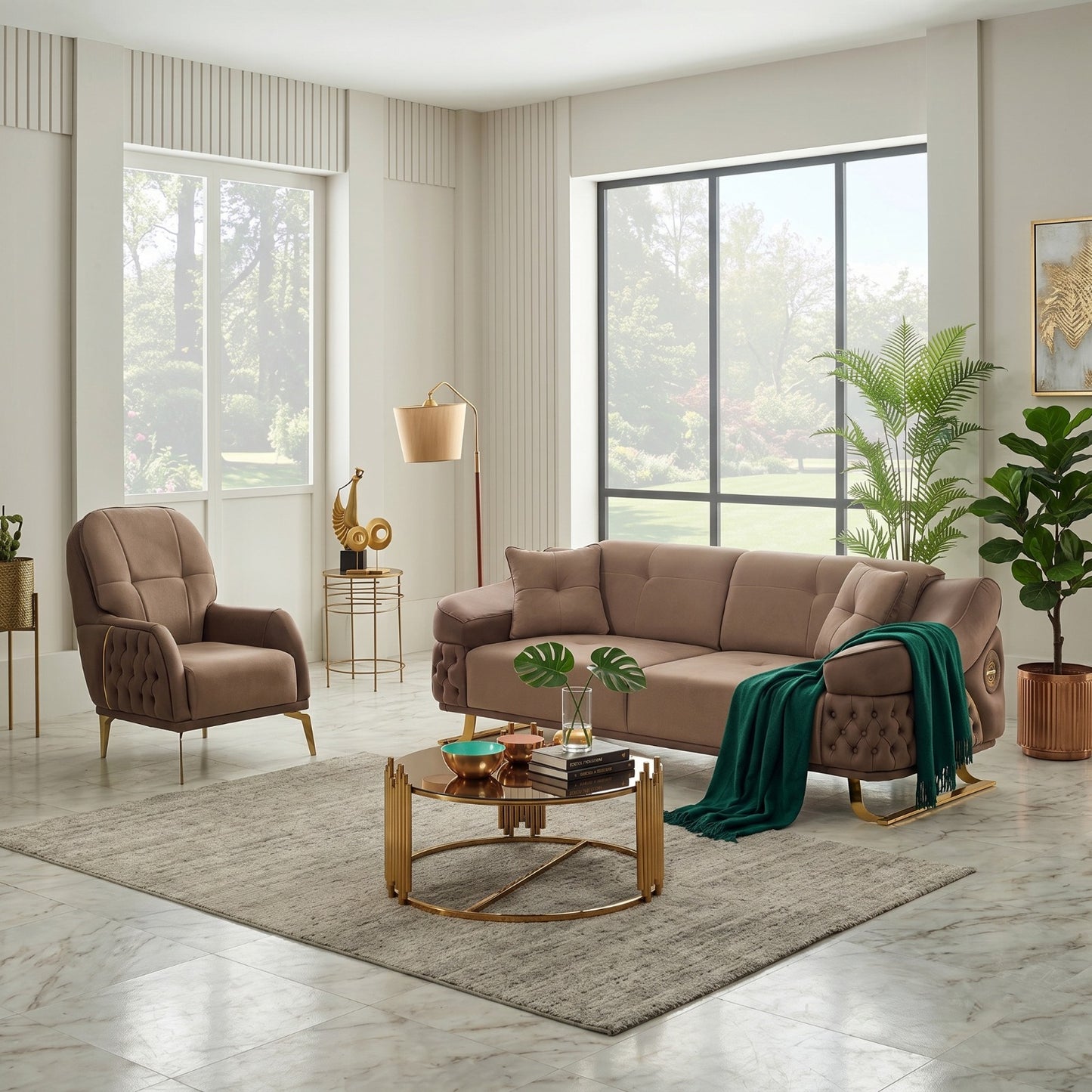 Saiss Royale Sofa Collection – Modern Chesterfield Turkish Suite