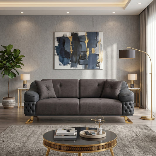 Saiss Royale Sofa Collection – Modern Chesterfield Turkish Suite
