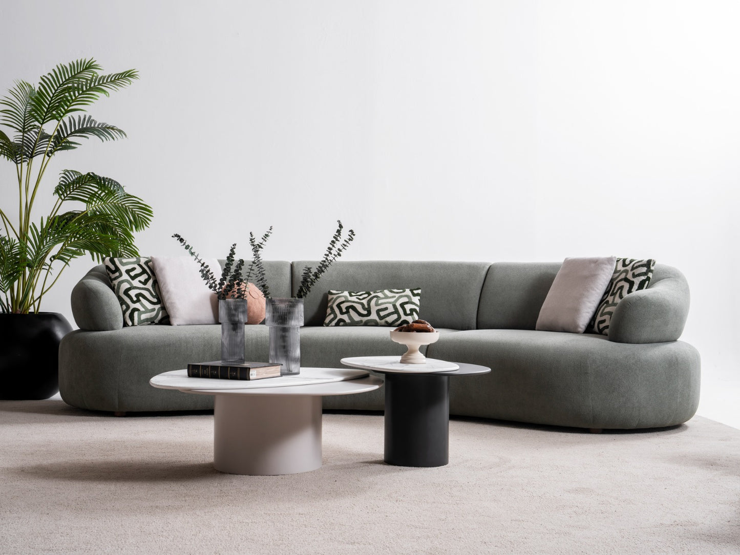 Mellow Designer Sofa Set – Modern Organic Living Room Furniture