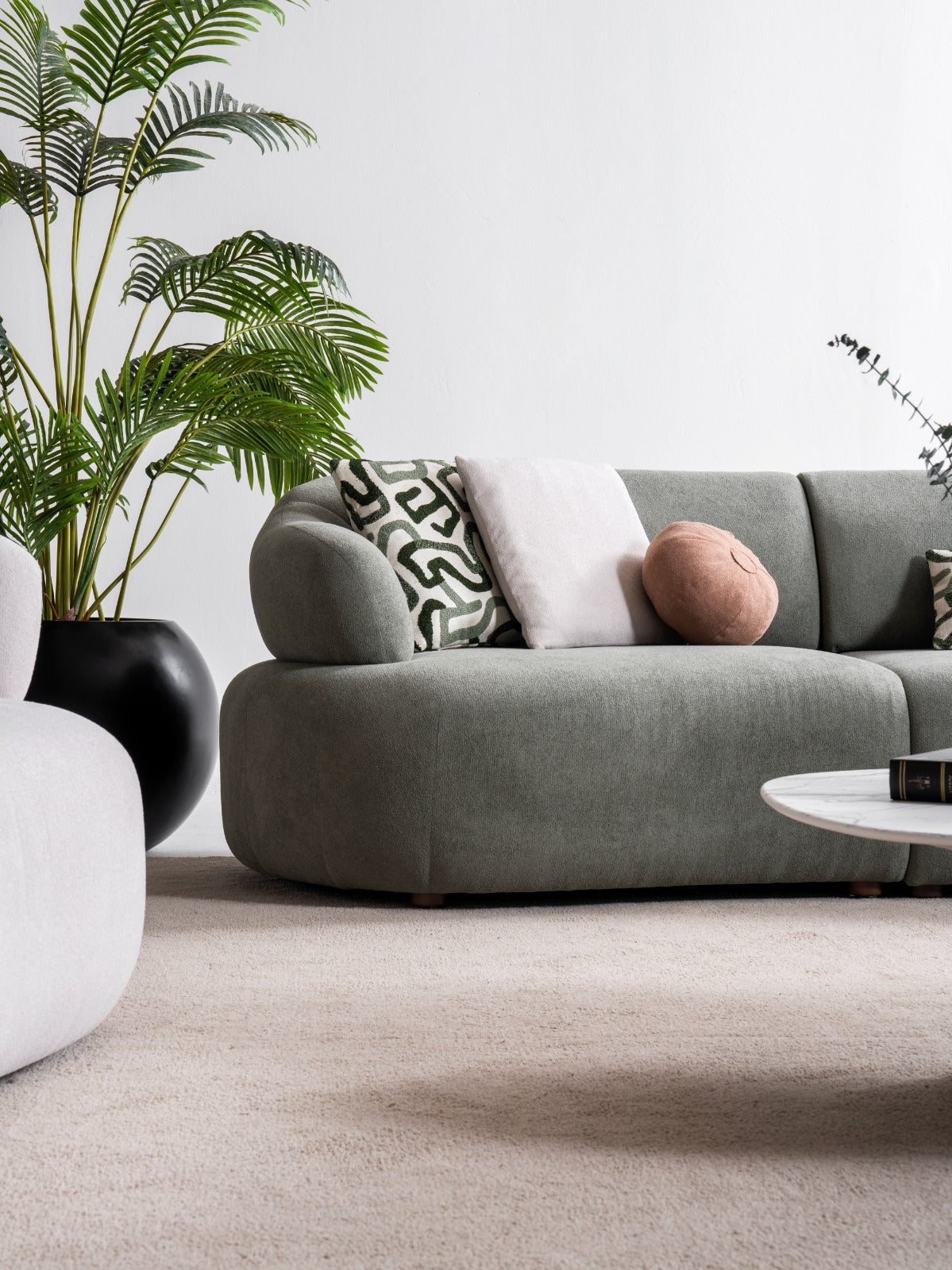 Mellow Designer Sofa Set – Modern Organic Living Room Furniture