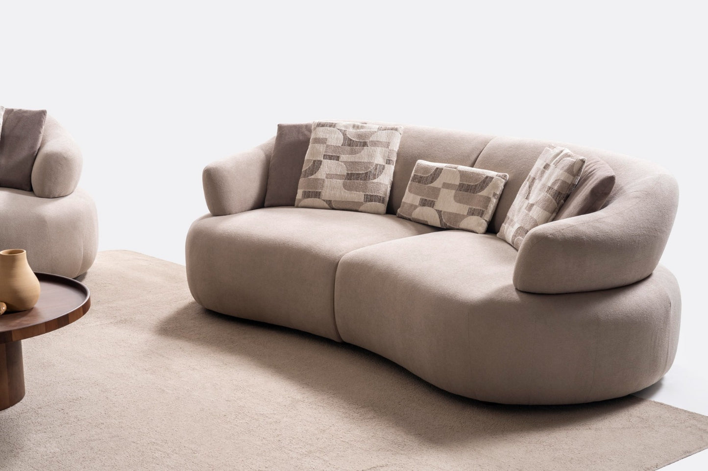 Mellow Designer Sofa Set – Modern Organic Living Room Furniture