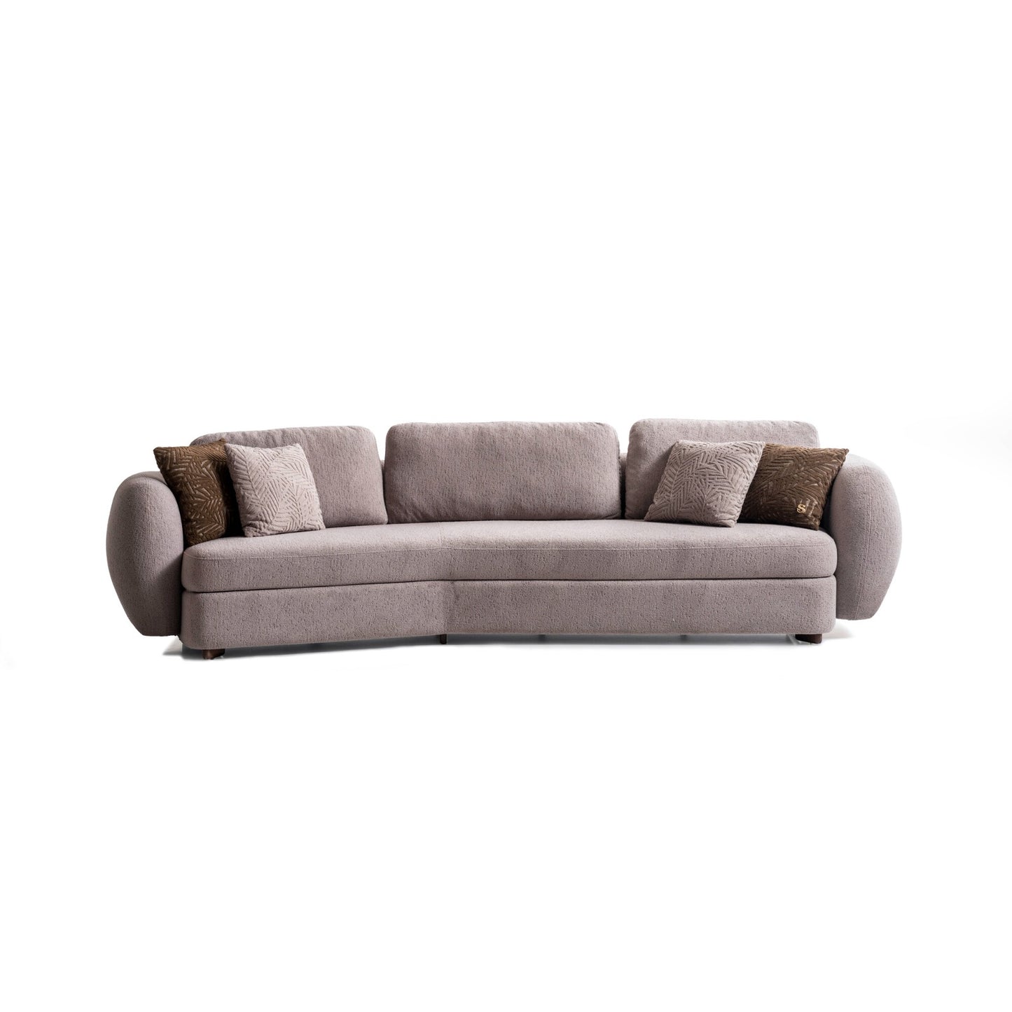 Luna Contemporary Curved Sofa Collection