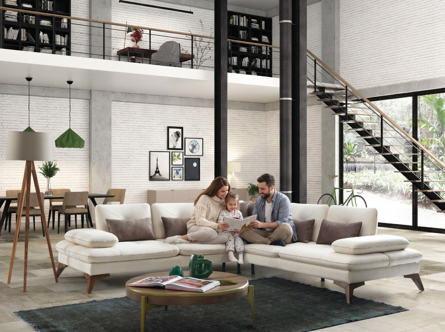 Quatro Corner Modular Sofa Collection – Contemporary Family Lounge Seating