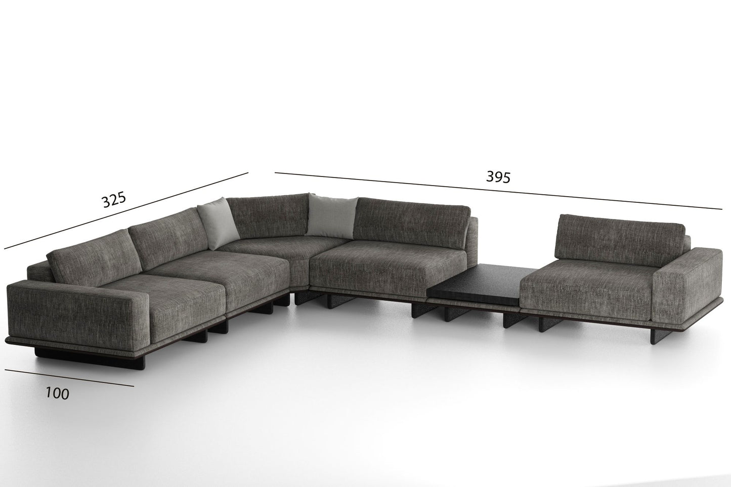 Exence Grande Corner Sofa Collection – Contemporary Modular Luxury Seating