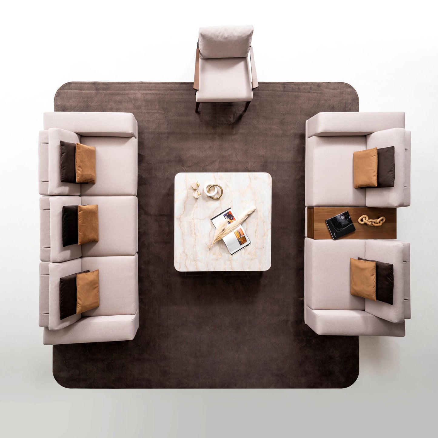 Exence Luxury Sofa Set – Modern Designer Living Room Collection