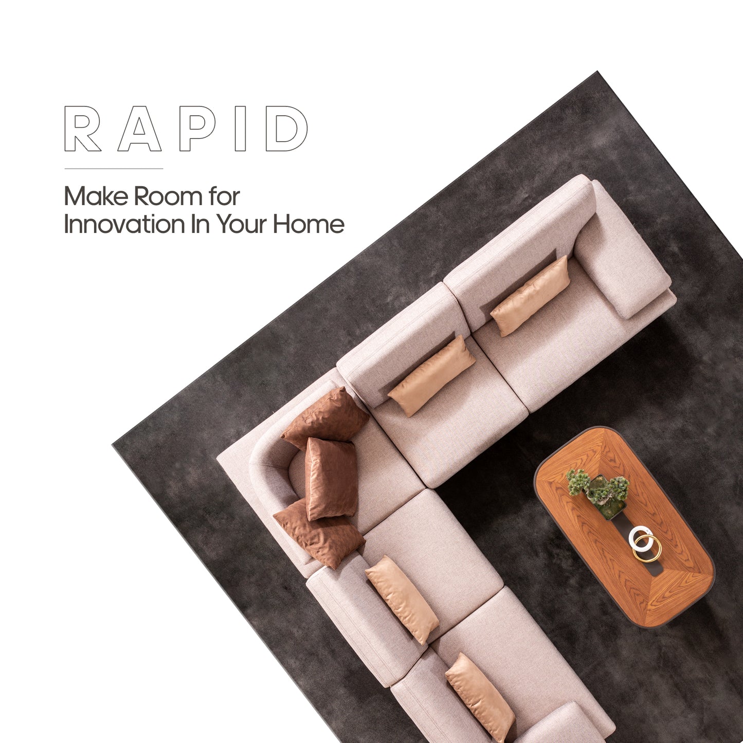 Rapid Corner Lounge Sofa – Modern Modular Comfort Seating
