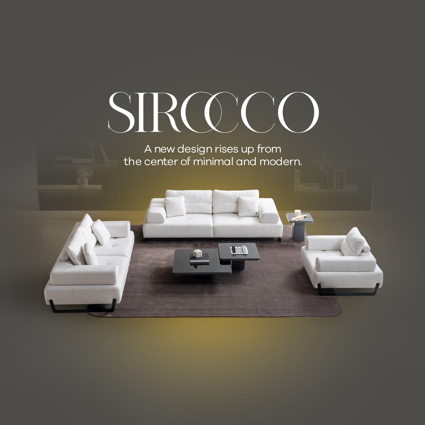 Sirocco Modern Luxury Sofa Set