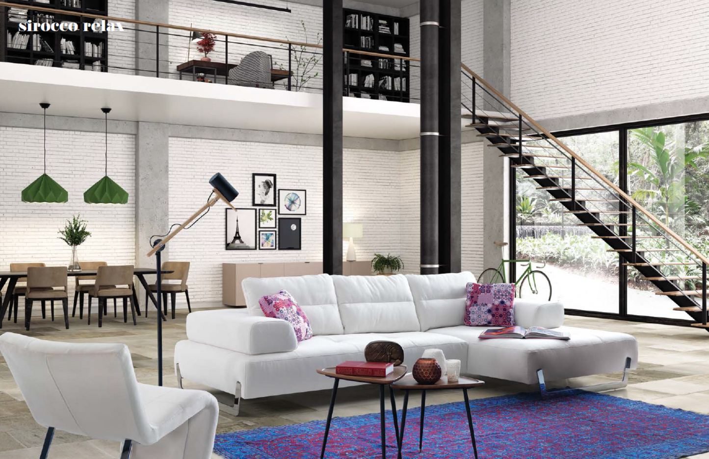 Sirocco Relax Luxury Chaise Sofa Collection | Modern Sofas UK